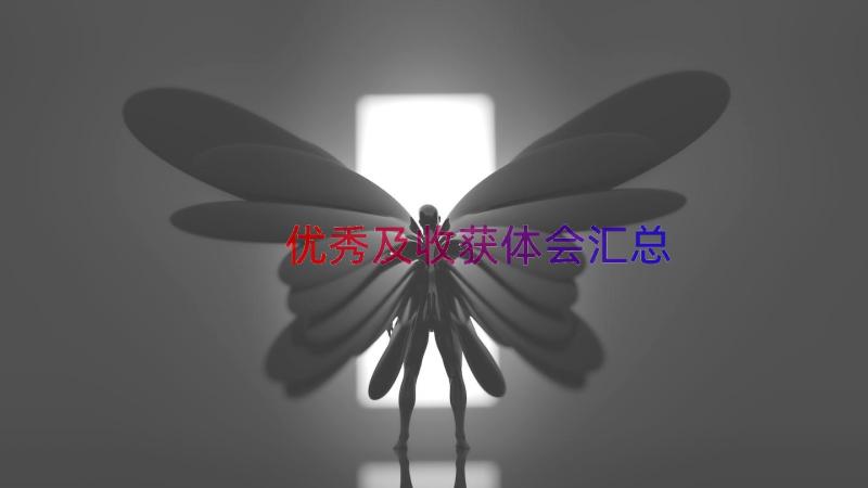 优秀及收获体会（汇总19篇）