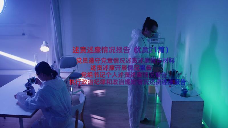 述责述廉情况报告（优质21篇）