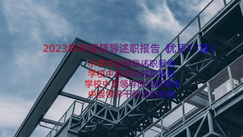 2023年中层领导述职报告（优质17篇）