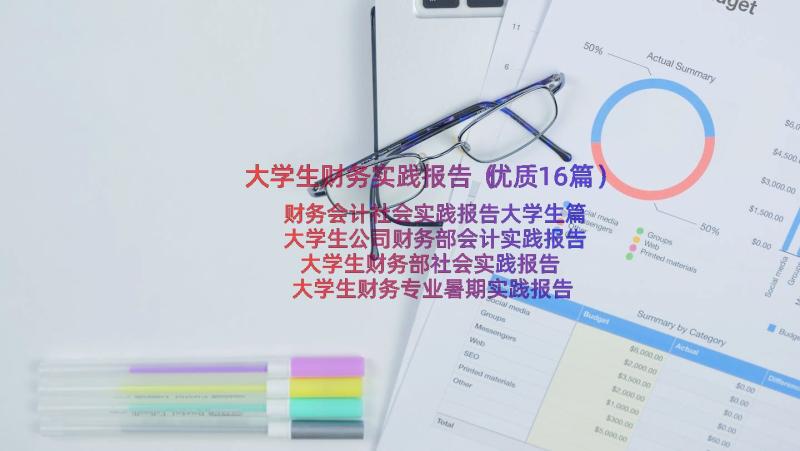 大学生财务实践报告（优质16篇）