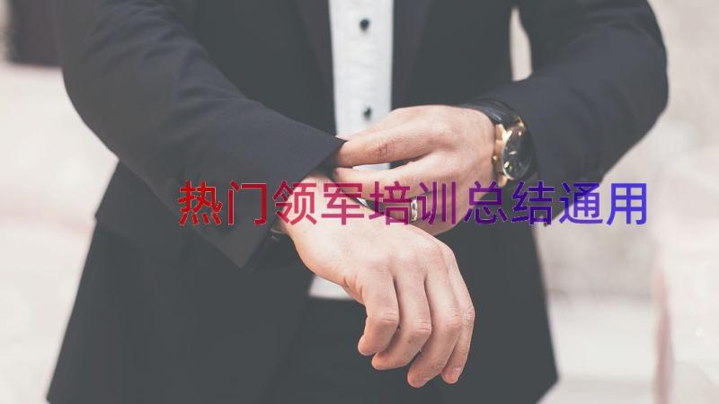 热门领军培训总结（通用15篇）