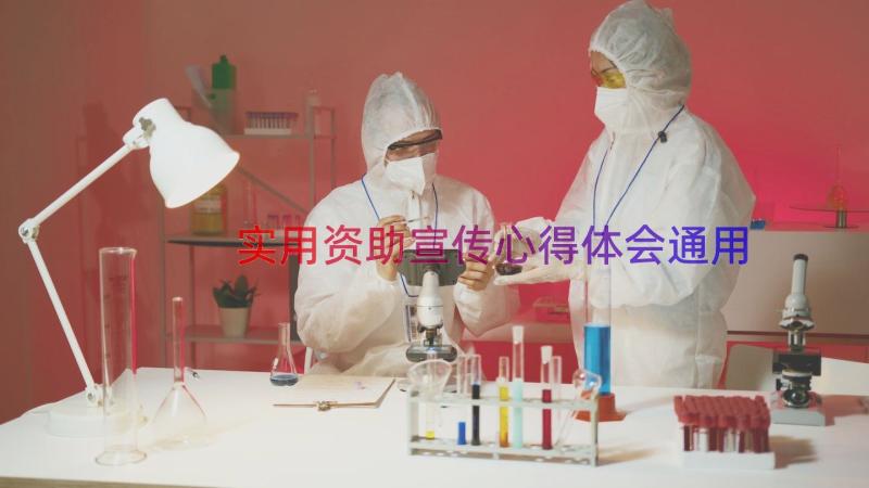 实用资助宣传心得体会（通用14篇）