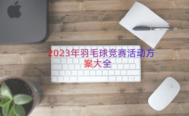 2023年羽毛球竞赛活动方案大全（15篇）