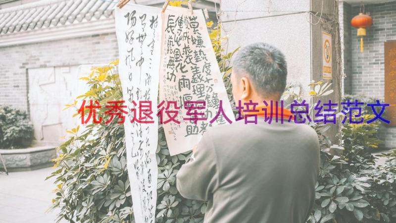 优秀退役军人培训总结范文（18篇）