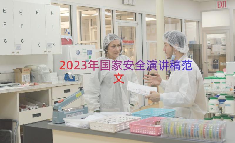 2023年国家安全演讲稿范文（19篇）