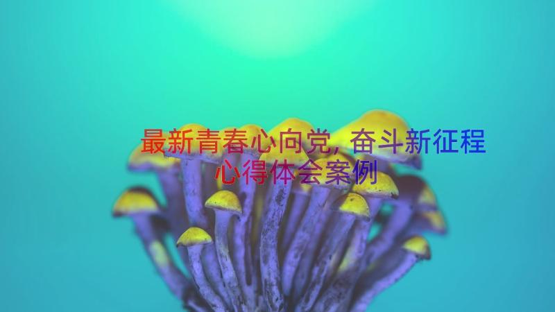 最新青春心向党,奋斗新征程心得体会（案例15篇）