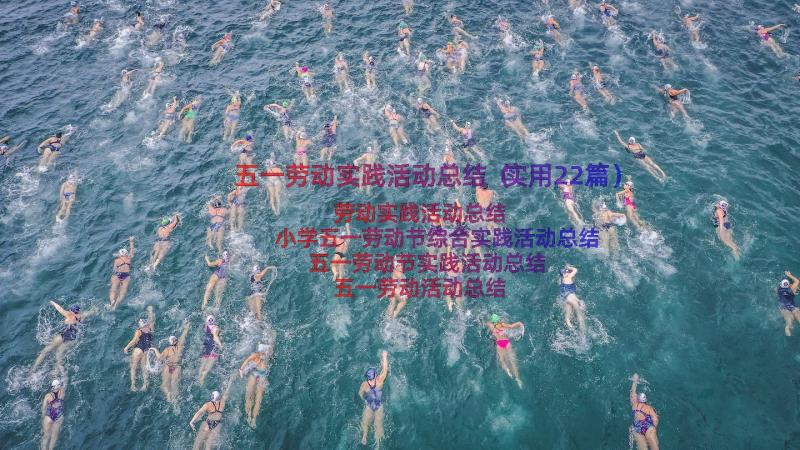 五一劳动实践活动总结（实用22篇）