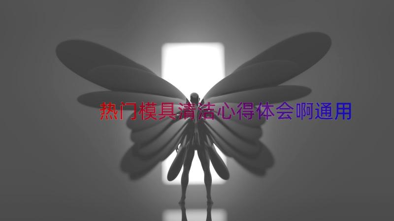 热门模具清洁心得体会啊（通用17篇）