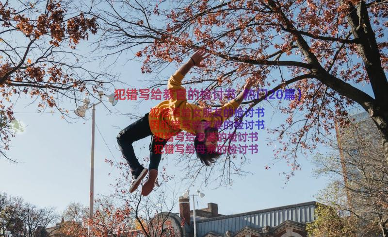 犯错写给教官的检讨书（热门20篇）