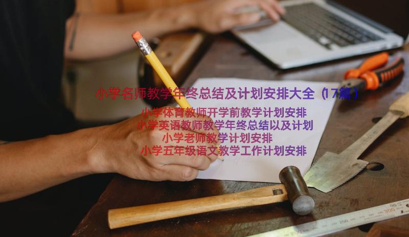 小学名师教学年终总结及计划安排大全（17篇）