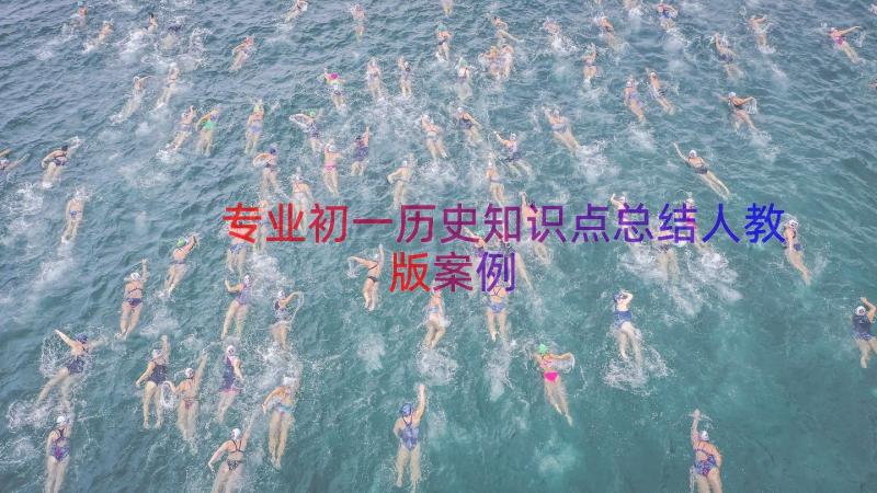 专业初一历史知识点总结人教版（案例12篇）