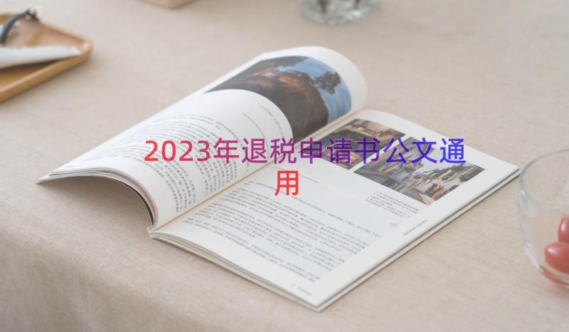 2023年退税申请书公文（通用13篇）