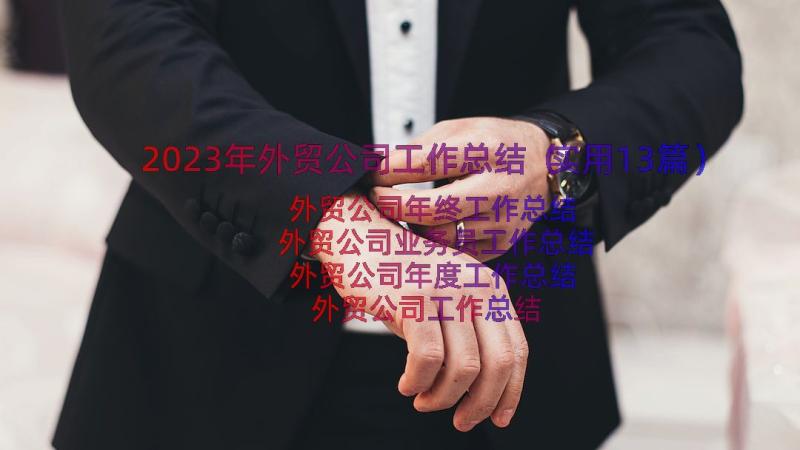 2023年外贸公司工作总结（实用13篇）