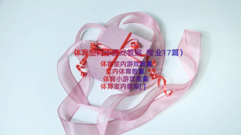 体育室内小游戏教案（专业17篇）