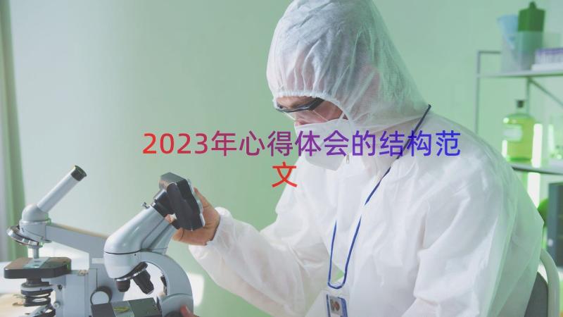 2023年心得体会的结构范文（12篇）