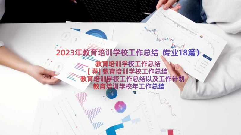 2023年教育培训学校工作总结（专业18篇）