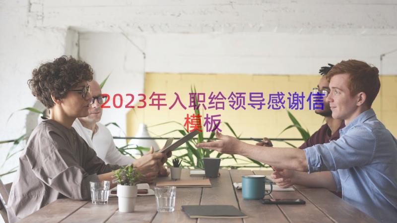 2023年入职给领导感谢信（模板14篇）