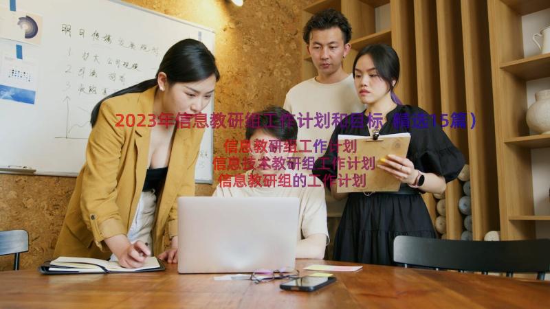 2023年信息教研组工作计划和目标（精选15篇）