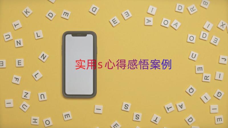 实用s心得感悟（案例14篇）