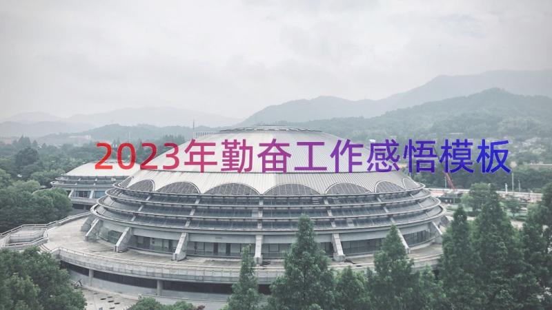 2023年勤奋工作感悟（模板16篇）