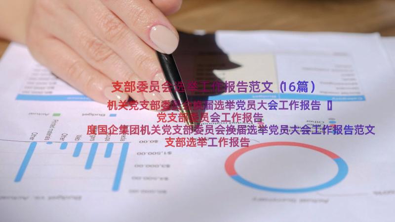 支部委员会选举工作报告范文（16篇）