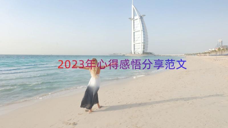 2023年心得感悟分享范文（15篇）