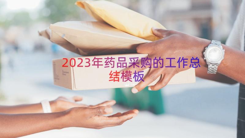 2023年药品采购的工作总结（模板15篇）