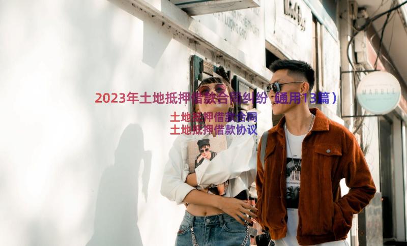 2023年土地抵押借款合同纠纷（通用13篇）