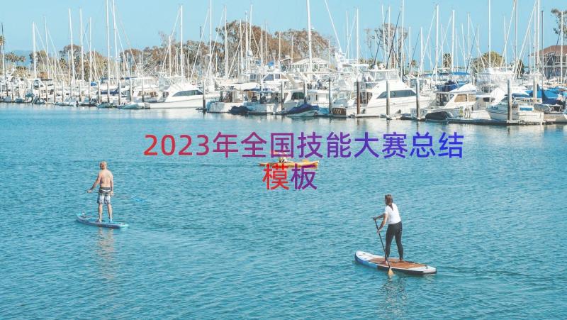 2023年全国技能大赛总结（模板15篇）