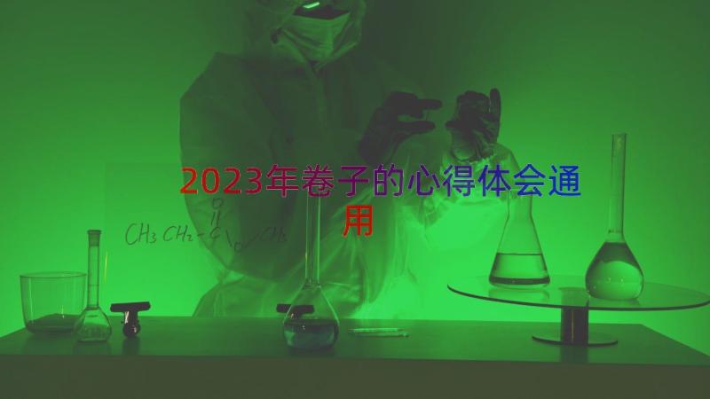 2023年卷子的心得体会（通用17篇）