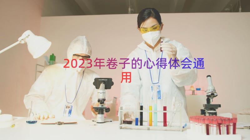 2023年卷子的心得体会（通用16篇）