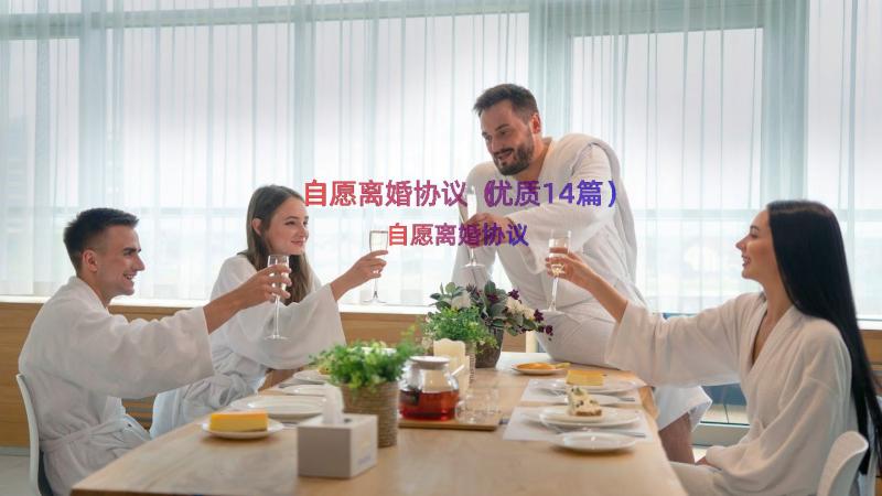 自愿离婚协议（优质14篇）