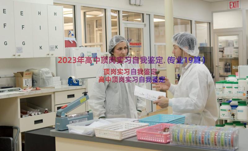 2023年高中顶岗实习自我鉴定（专业19篇）