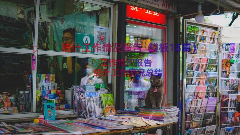 统计工作情况报告（模板18篇）