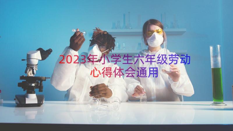 2023年小学生六年级劳动心得体会（通用17篇）