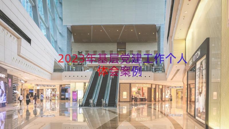 2023年基层党建工作个人体会（案例13篇）