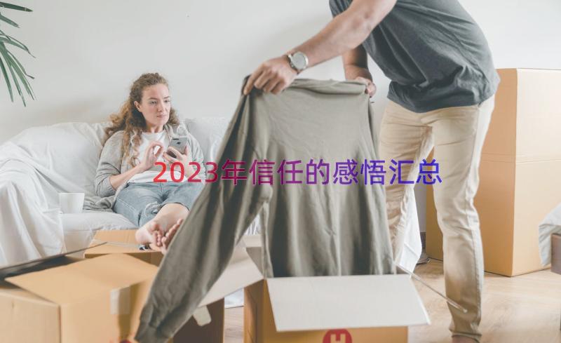 2023年信任的感悟（汇总19篇）