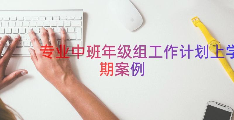 专业中班年级组工作计划上学期（案例18篇）