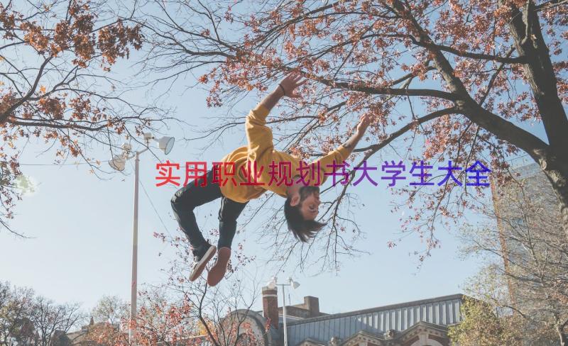 实用职业规划书大学生大全（14篇）