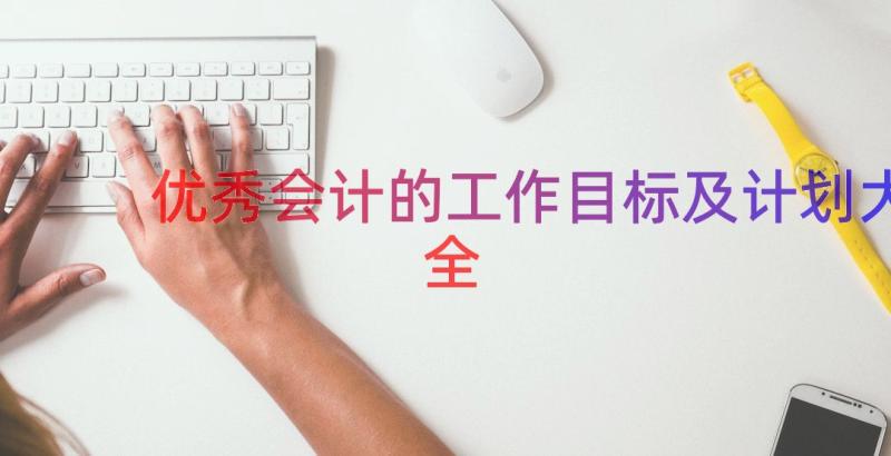 优秀会计的工作目标及计划大全（13篇）