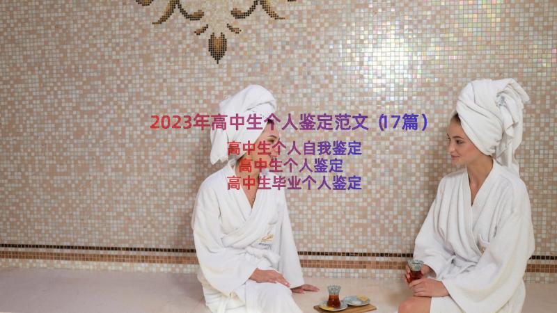 2023年高中生个人鉴定范文（17篇）