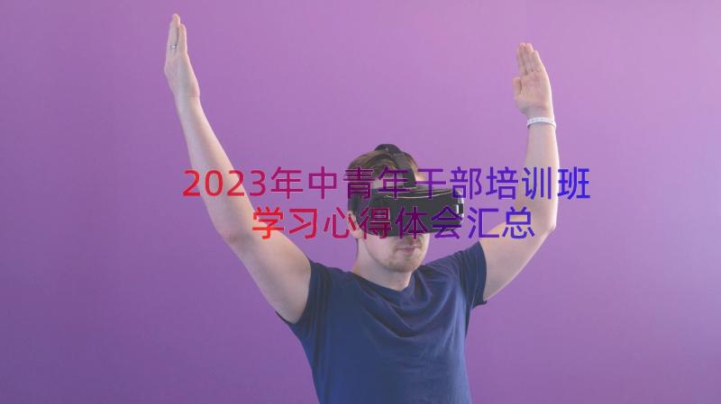 2023年中青年干部培训班学习心得体会（汇总12篇）