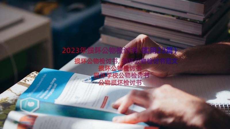 2023年损坏公物检讨书（实用23篇）