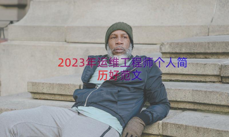 2023年运维工程师个人简历好范文（17篇）