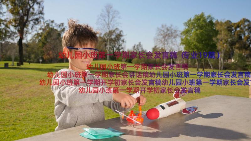 幼儿园小班第一学期家长会发言稿（专业19篇）