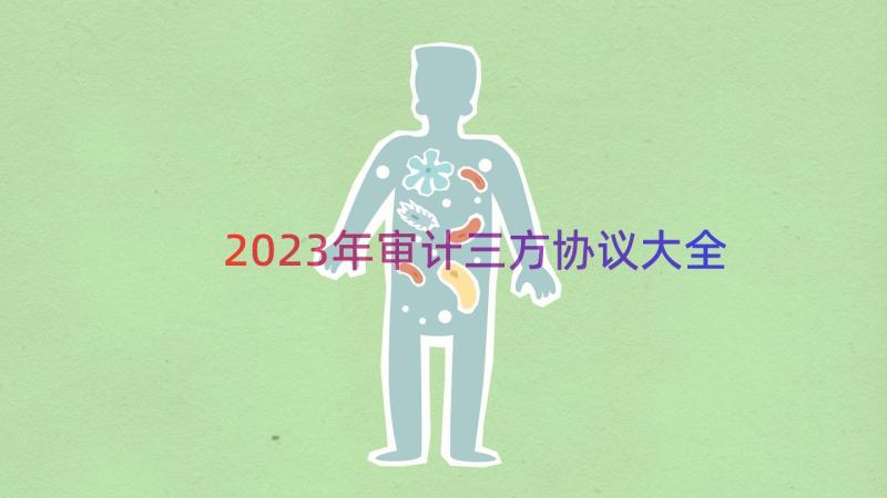 2023年审计三方协议大全（14篇）