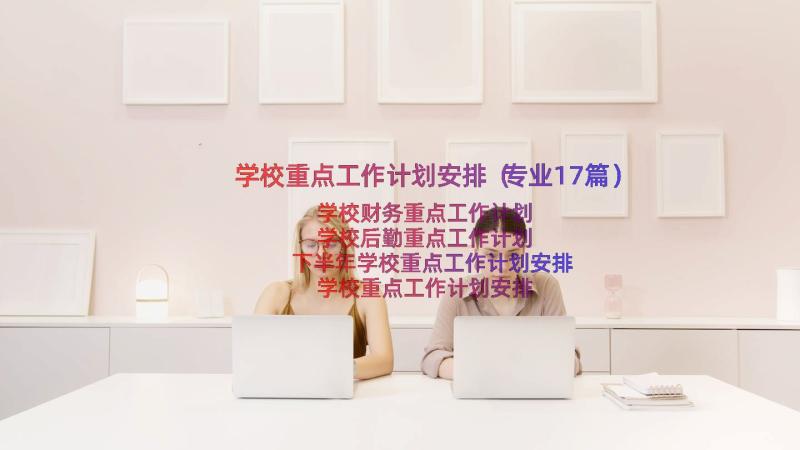 学校重点工作计划安排（专业17篇）