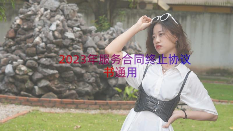 2023年服务合同终止协议书（通用19篇）