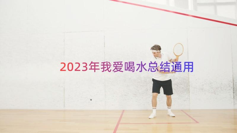 2023年我爱喝水总结（通用16篇）