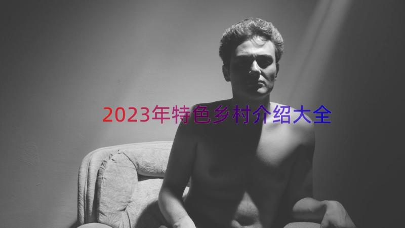 2023年特色乡村介绍大全（18篇）